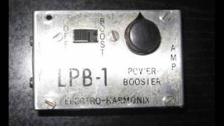 Video thumbnail for Vintage Electro-Harmonix Linear Power Booster ( LPB1),  Selmer and Strat by Bartoszen