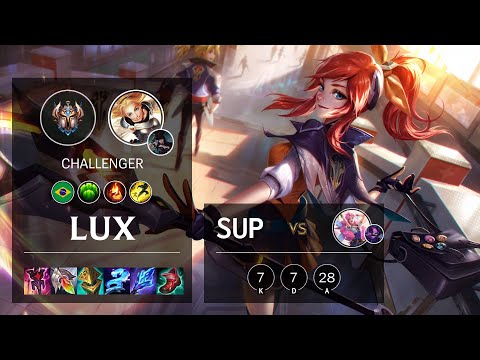 Lux Support vs Seraphine - BR Challenger Patch 10.25