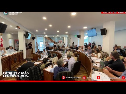 JUNTA DEPARTAMENTAL DE FLORIDA | Sesión Extraordinaria Lunes 11 de Mayo 2026