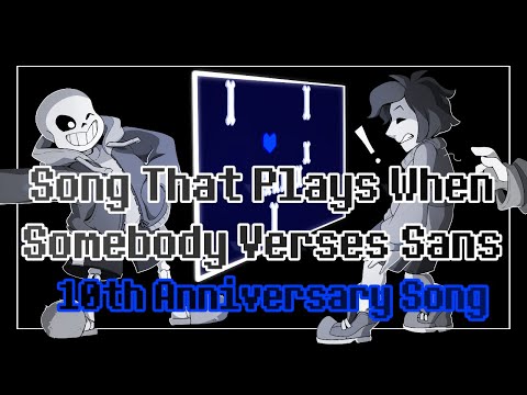 Sans Pacifist Fight With Lyrics - Undertale's 10th Anniversary [07/10]
