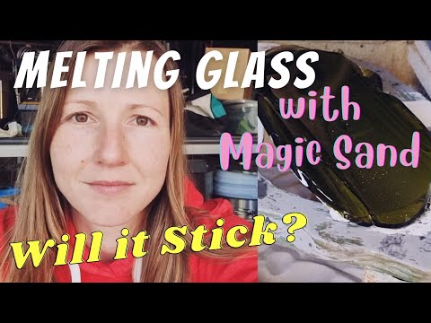 Kiln Experiment: Melting Glass Bottles and Bronze over Ceramics