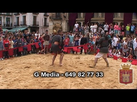 Vídeo del mercado romano del Burgo.