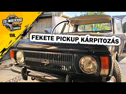 Garázs videó 159. - tető kárpit beépítése