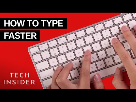 Part of a video titled How To Type Faster - YouTube