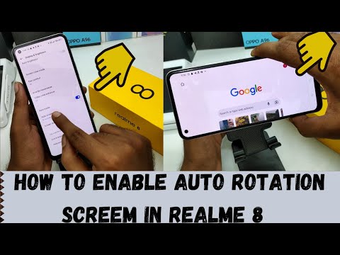 How to Enable Auto Rotate Screen in REALME 8| How to Turn On Auto-Rotate Screen on REALME 8