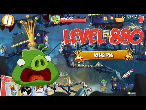 ANGRY BIRDS 2 PC LEVEL 880 (King Pig) - PIG CITY PORKLAND