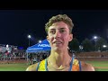 Drew Griffith Runs 3:57 Mile At Festival of Miles
