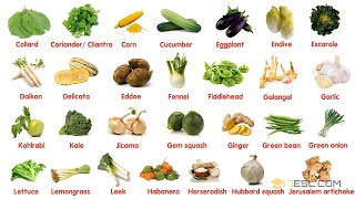 100 Most Popular Vegetables in The World | Learn Names of Different Types of Vegetables in English