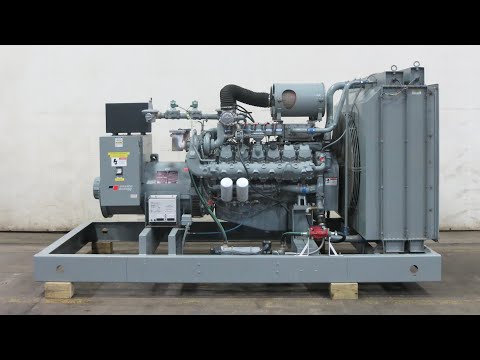 MTU 400RDC6N 400 kW natural gas/propane generator, GV222T1 eng, 172 Hrs, Yr 2009 - CSDG# 4876