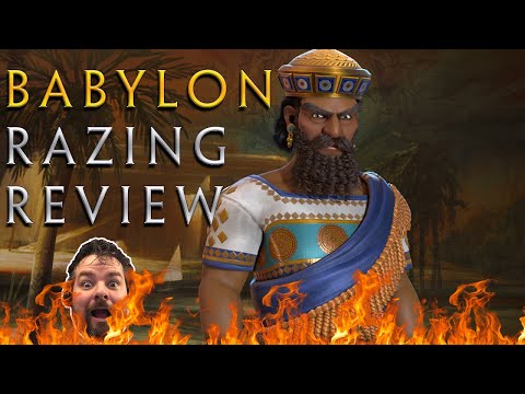 Babylon Razing Review - First Impression Gameplay - Civ 6 New Frontier Pass November 2020 Update