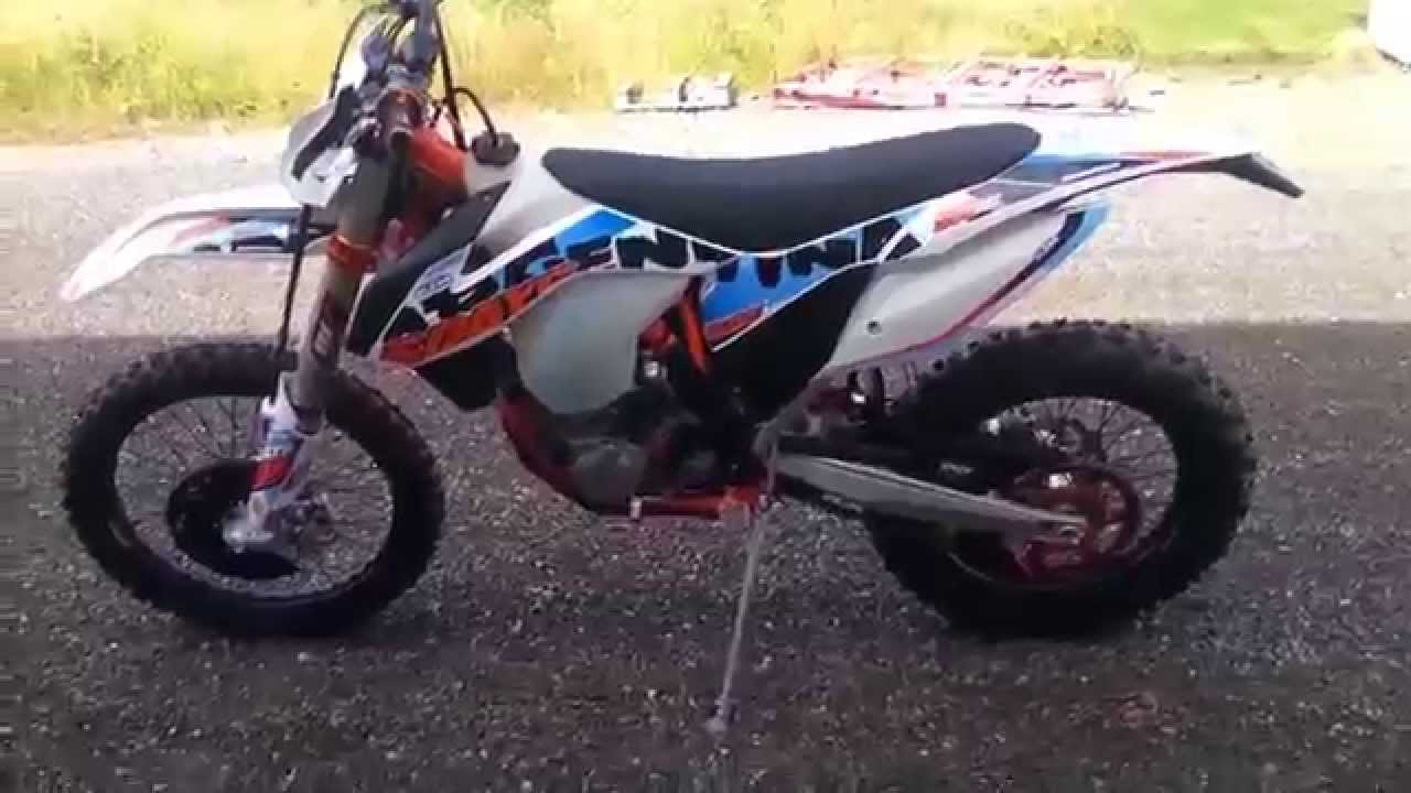 KTM 500EXC SIXDAYS 2015 WALKAROUND AND STARTUP