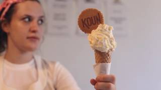 Barbara Szalaiová, majiteľka gelatérie Koun, Bratislava Barbara Szalaiová, majiteľka gelatérie Koun, Bratislava