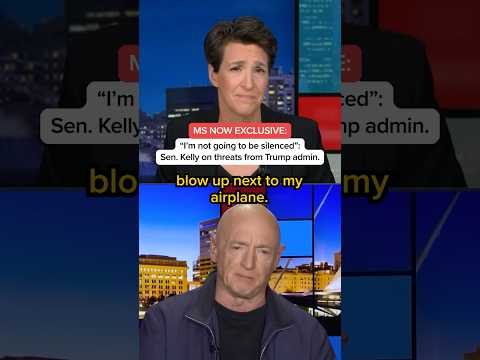 MS NOW EXCLUSIVE: 'I'm not going to be silenced': Sen. Kelly on threats from Trump admin.
