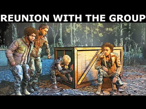 Reunion With The Group - Violet Path - The Walking Dead Final Season 4 Episode 4