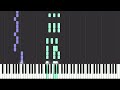 The Spins - Mac Miller - Piano Tutorial - Sheet Music & MIDI