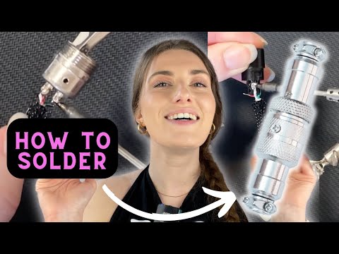 How to solder a GX16 connector⎪CUSTOM KEYBOARD CABLE DIY⎪Kat Koil Cable