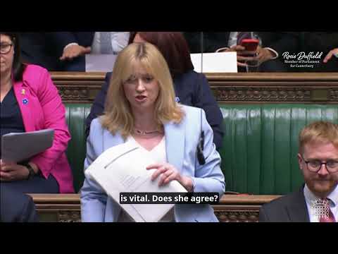 Rosie Duffield vraagt minister over rapportage over sekse en gender