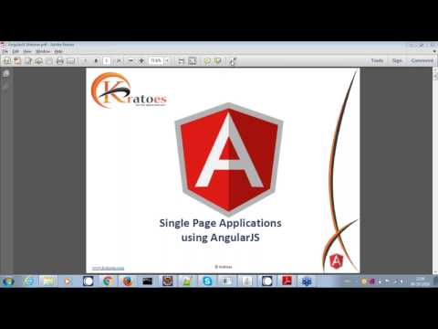 What Is Angularjs Angularjs Tutorial Creating Single Page Application Using Angularjs Kratoes