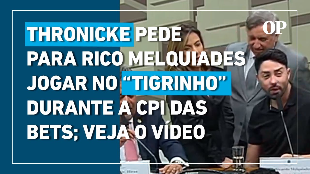 Soraya Thronicke pede para Rico Melquiades jogar no "Tigrinho" durante a CPI das Bets; veja o vídeo