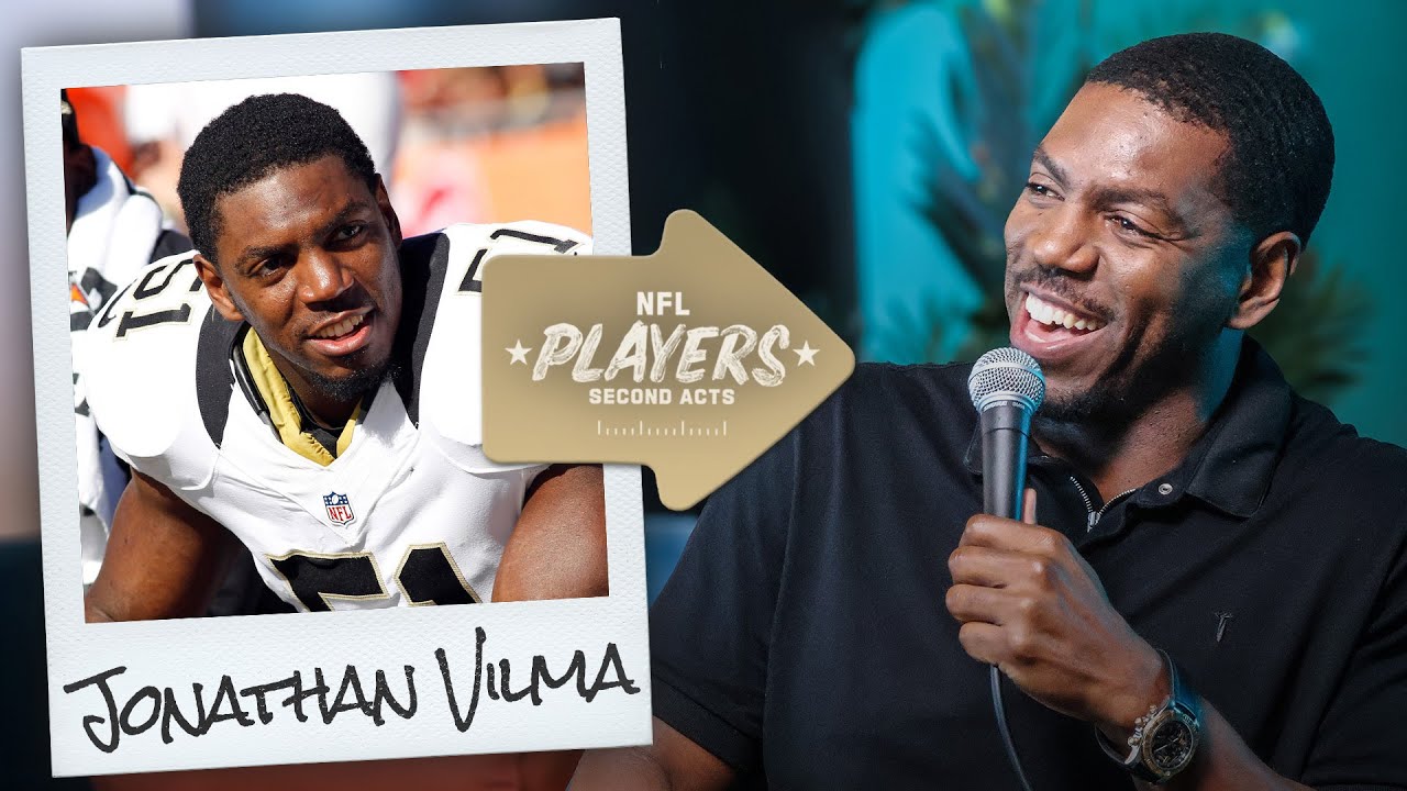 Jonathan Vilma talks untold details of “The Beast Quake” + Super Bowl | NFL Players: Second Acts