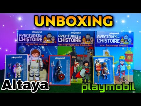 UNBOXING Altaya BD Playmobil - Aventures de l'Histoire
