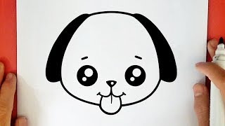 COME DISEGNARE UN CANE KAWAII
