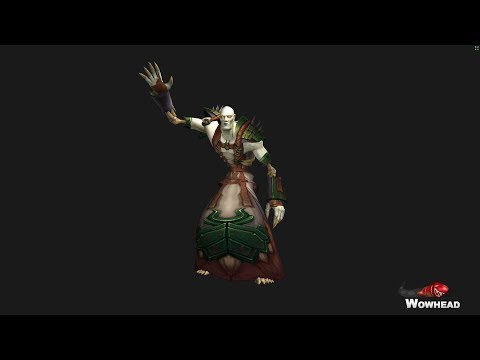 Warlords of Draenor Male Undead New Character Model Animations