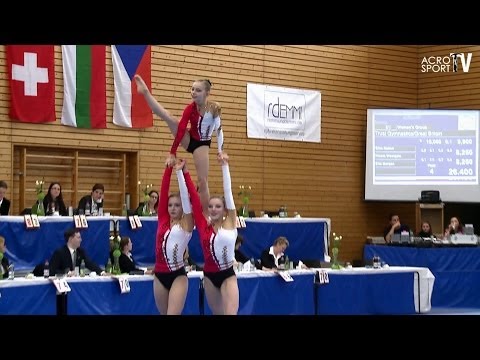 Acro Cup Albershausen 2013 Womens Group Balance Youth Dresdner SC Germany - Arndt Liebelt Schmalfuß