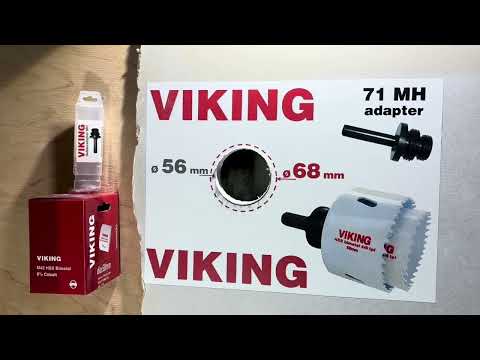 Opboring af eksisterende hul med VIKING Opboringsadapter 71MH (Oops Adaptor)