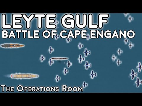 Leyte Gulf - Battle of Cape Engano - Animated
