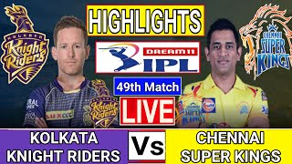CSK vs KKR IPL 2020 Match 49 Full Match Highlights | kkr vs csk highlights | ipl 2020 highlights