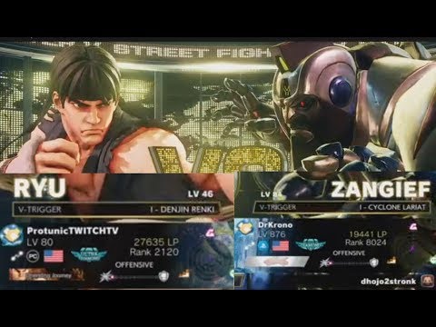 Protunic (Ryu) VS Sadgief (Zangief) Wrongful blacklisting