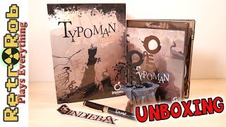 Typoman Indie Game Unboxing and Thoughts