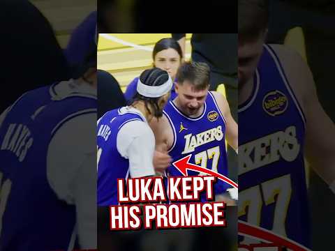 This is why You Give Your ALL for Luka 🤝💯 #shorts #lakers #lukadoncic