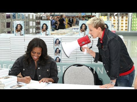 Ellen & Michelle Obama Go to Costco