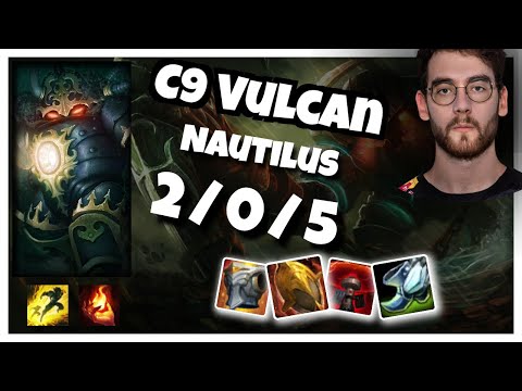 C9 Vulcan Nautilus SUPPORT (2/0/5) vs SORAKA Gameplay Replay - Patch 10.19