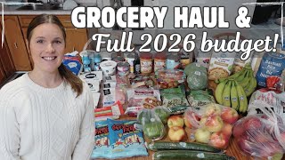 HOW MUCH WE SPENT THIS YEAR ON FOOD! | GROCERY HAUL + BUDGET REVIEW