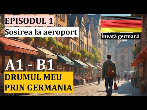 Invata Germana A1-B1 | Drumul meu prin Germania | Episodul 1 - Sosirea la aeroport