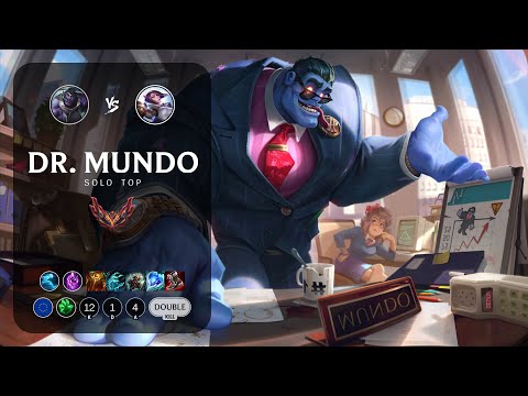 Dr. Mundo Top vs Fiora - EUW Grandmaster Patch 12.21