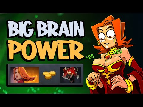 Lina With Mask of Madness is NOT a silly build