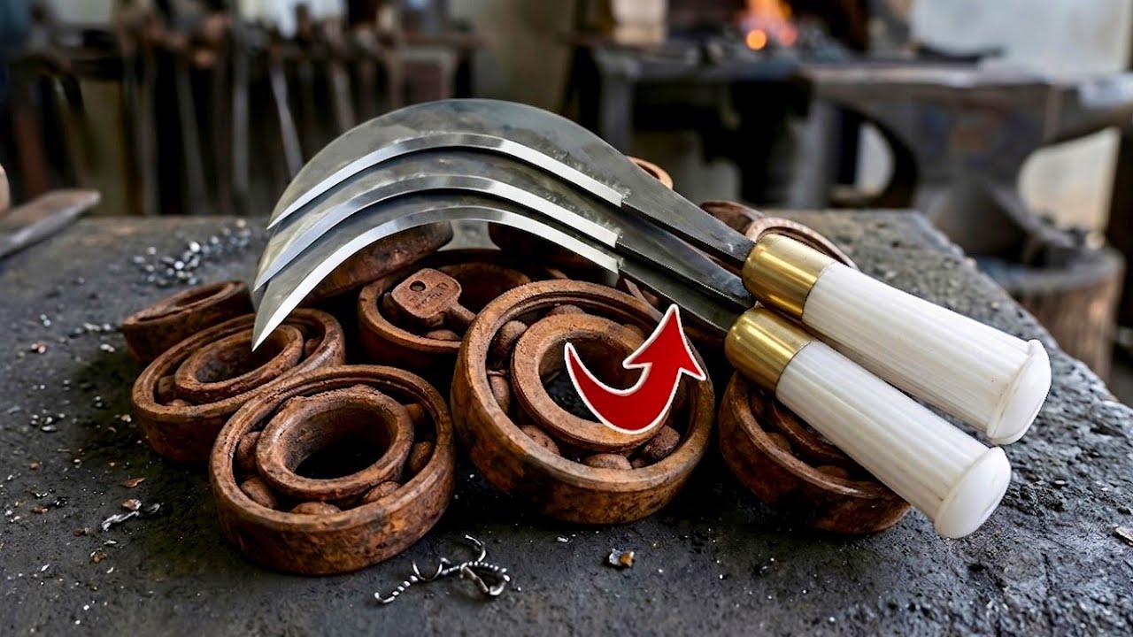 Making A Hasiya From Bearing 🔥 | How To Make Katari | Handmade Katari | Making A Hasiya | Katari 