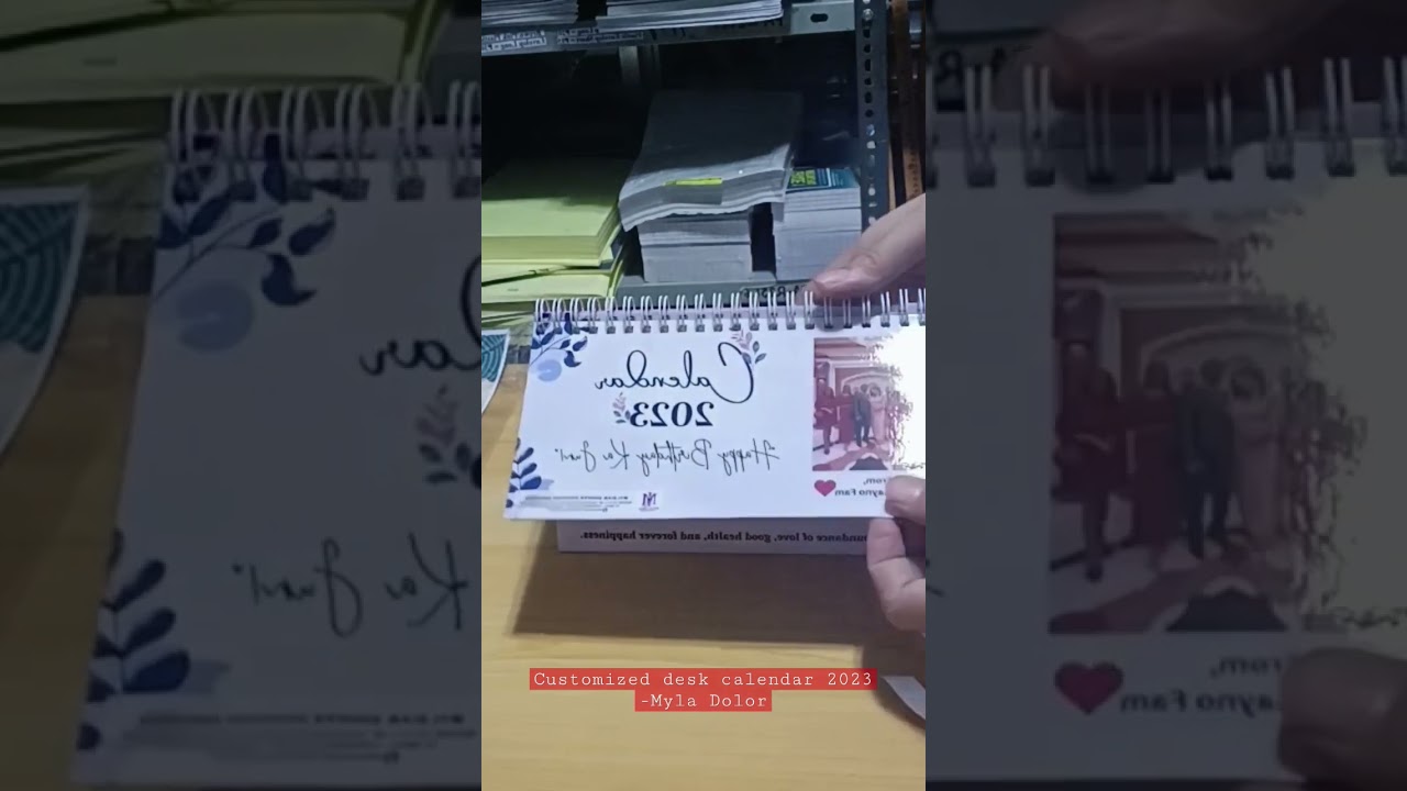 customized desk calendar 2023 #souvenir #giftideas
