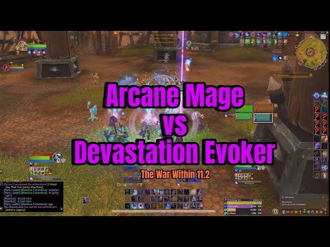 WoW Arena Arcane Mage vs Devastation Evoker Gameplay – Big Burst Moments!
