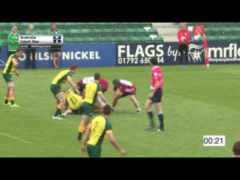 Australia vs Czech Republic Men B - 7th World University Rugby 7 Championship 2016 – Swansea