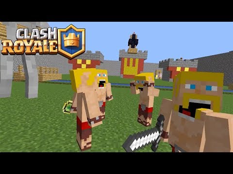 BFA -  IMAGINE Clash Royale on Minecraft!  (Minecraft Animation)