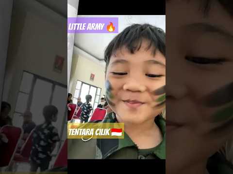 LITTLE ARMY-TENTARA CILIK🇮🇩#littlearmy#tentaracilik#komando#kopassus#tni#edukasi#tank#prabowo#virals