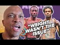 Derrick James says WEIGHT WASNT ISSUE in Errol Spence loss vs Terence Crawford!