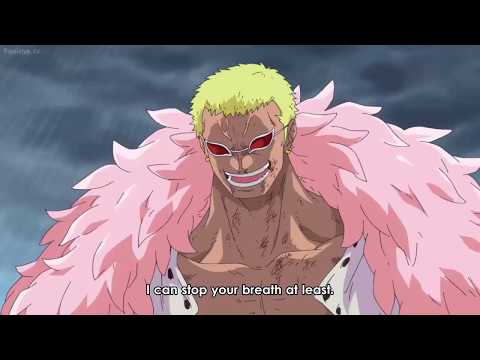 Luffy vs doflamingo haki clashes