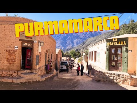 🇦🇷 caminar a PURMAMARCA hotel entre Montañas en CERRO 7 COLORES de JUJUY / viajar solo por el mundo
