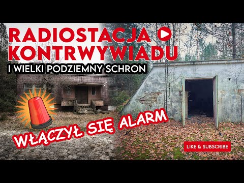 ⚠️ Radiostacja kontrwywiadu PRL i olbrzymi podziemny z schron